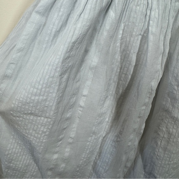 Aritzia Sunday Best Organic Cotton Puff Sleeve Babydoll Mini Dress Size Large - Picture 12 of 13